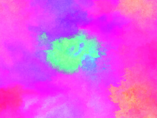 Modern brush strokes painting. Soft color painted illustration of soothing composition for poster, wall art, banner, card, book cover or packaging. Watercolor abstract painting with pastel colors.