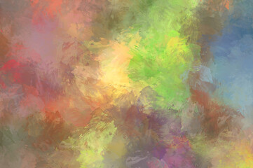 Fototapeta premium Artistic abstract background. Texture painted wallpaper. Creative illustration with strokes of paint. Brush pattern painting.