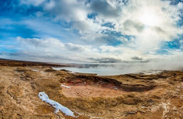 Geysir Strokkur auf Island