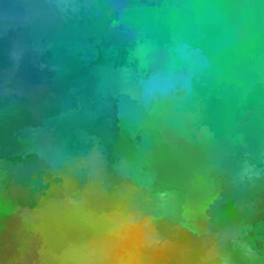 Creative abstract painting. Background with artistic brush strokes. Colorful and vibrant illustration. Painted art.