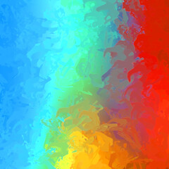 Brushed Painted Abstract Background. Brush stroked painting. Artistic vibrant and colorful wallpaper..