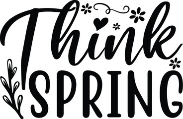 Think spring vector arts design