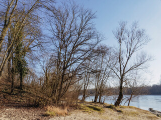 Isteiner Schwellen, Stromschnellen im Altrhein zwischen Istein und Efringen-Kirchen in der Isteiner...