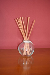 Bamboo reeds with essential oils