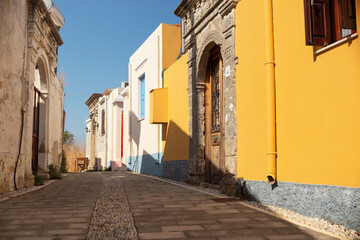 Traditional housing in Koskinou Rhodes Greece