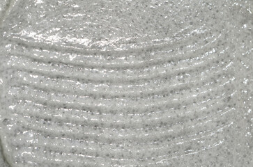 The texture of the scrub close-up
