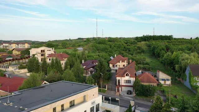 Aerial view of Oradea, Romania