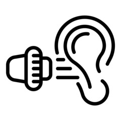 Hear key opinion icon outline vector. Social media. Network strategy