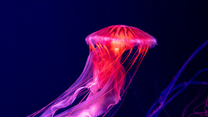 jellyfish in the ocean 