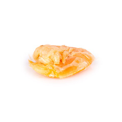 dried shrimp isolated on white background