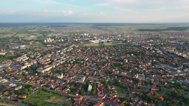 Aerial view of Oradea, Romania