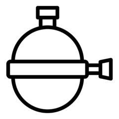 Reverse osmosis system icon outline vector. Water filter. Plant equipment