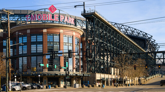 Seattle - January 22, 2022; T-Mobile Baseball Stadium In Seattle Is The Home Of The Mariners Sport Team