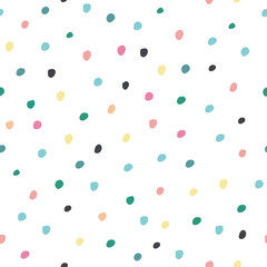 dots seamless vector pattern, simple background