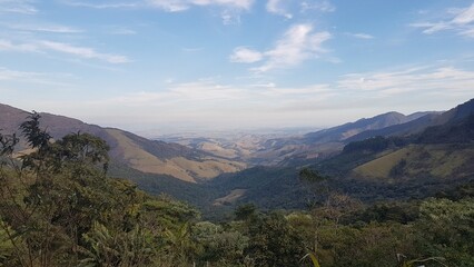 view of the mountains