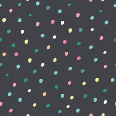 dots seamless vector pattern, simple background