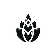 Cannabis Marijuana Pot Hemp Leaves Logo Design Inspiration