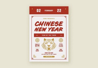 Chinese New Year Event Flyer