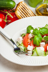 Fresh mediterranean salad.