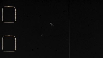 Shaking 16mm film clutter. Film stock texture, easy to use in composition, retro films reel clutter effect, old intro effect. Dirt, grain and scratches to add an analog touch.