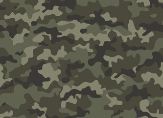 Texture military camouflage seamless pattern. Abstract army and hunting camouflage ornament repeated. print