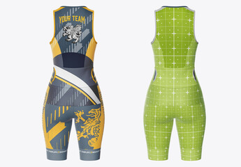 Cycling Speed Suit Mockup