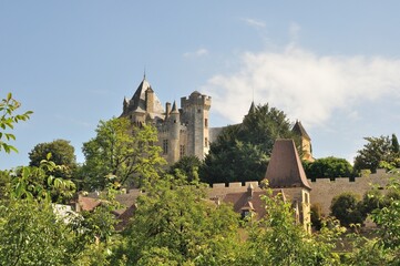 Fototapeta na wymiar Village of Montfort in Périgord