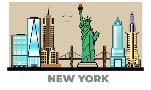 Statue of Libery in New York City, USA