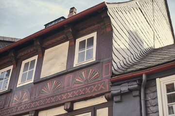 The view of the city Wernigerode, Harz region, Germany
