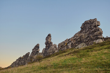 Devil's wall, Teufelsmauer, Saxony Anhalt, Germany