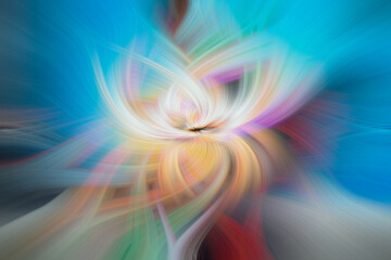 blue, red, yellow, green and fuchsia color abstract wallpaper