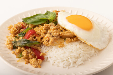 ガパオライス　(タイ米・ジャスミンライス)