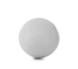 Billiard ball on white background