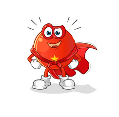 vietnamese flag heroes vector. cartoon character