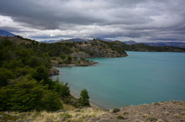 Lago Belgrano lake at Perito Moreno national park, patagonia, Argentina