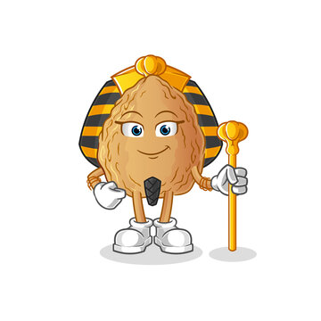 recommend clip art: almond ancient egypt cartoon. cartoon mascot vector