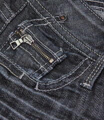 Texture of  jeans fashionable fabric, blue background