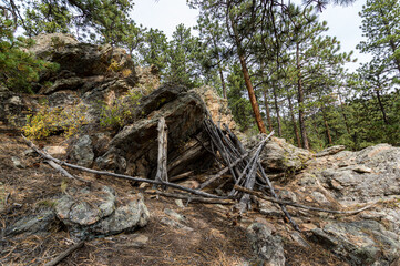 Obraz premium old log house