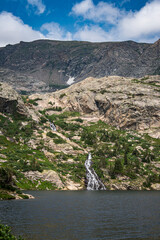 view of the river in the mountains