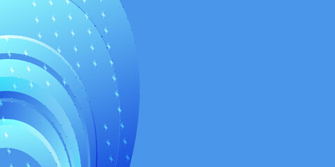 Blue background with sircle