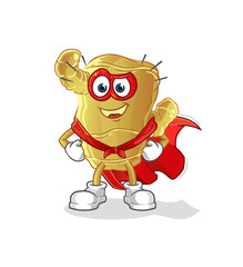 Ginger heroes vector. cartoon character