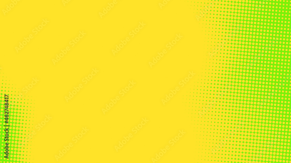 Aufkleber abstract dots halftone green yellow colors pattern gradient texture background.