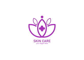 skin care logo vector