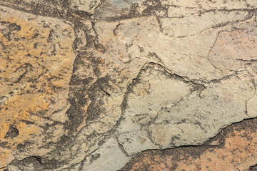 Rough brown stone texture. Nature background.