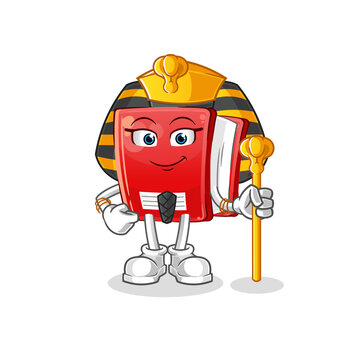 recommend clip art: book ancient egypt cartoon. cartoon mascot vector