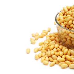 soybean isolated on white background