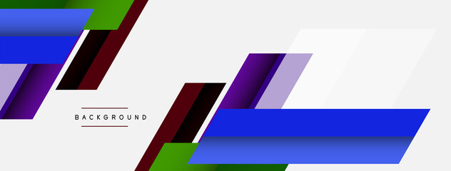 Background. Geometric diagonal square shapes and lines abstract composition. Vector illustration for wallpaper banner background or landing page