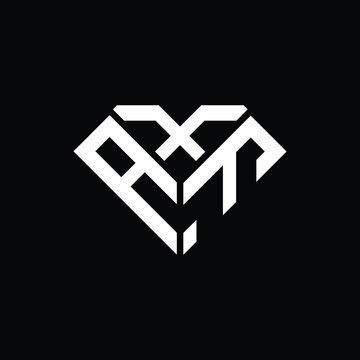 AXF letter logo creative design. AXF unique design