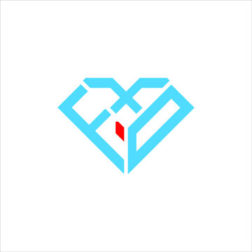 FXD letter logo creative design. FXD unique design