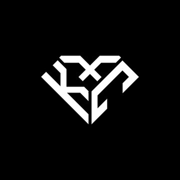 KXC letter logo creative design. KXC unique design